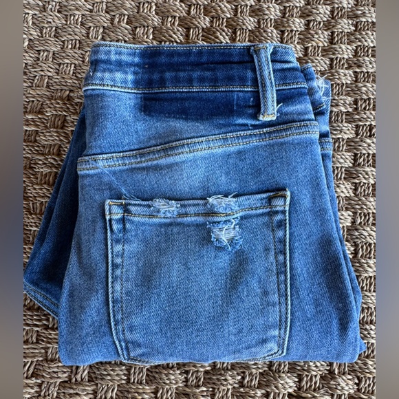 Flying Monkey denim straight leg raw hem  Jeans Sz 29 - Picture 12 of 12